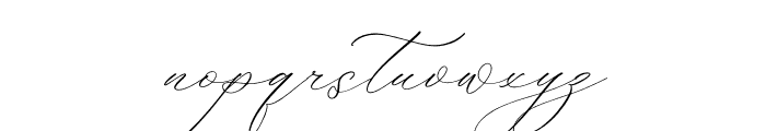 Florens Script Italic Font LOWERCASE