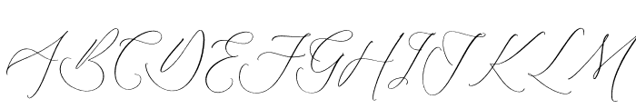 Florens Script Font UPPERCASE