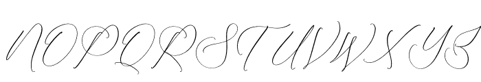 Florens Script Font UPPERCASE