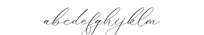 Florens Script Font LOWERCASE