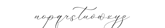 Florens Script Font LOWERCASE