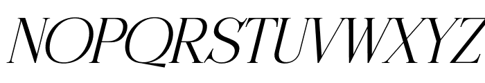 Florens Serif Italic Font UPPERCASE