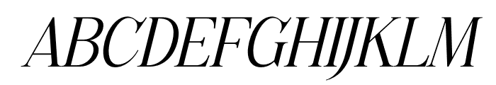 Florens Serif Italic Font LOWERCASE