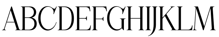Florens Serif Font UPPERCASE