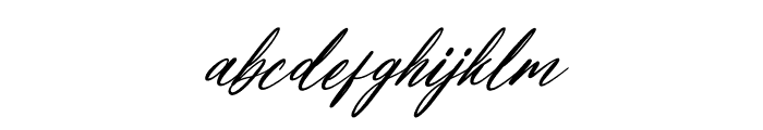 Florentine Natural Italic Font LOWERCASE