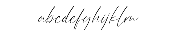 Florethila Italic Font LOWERCASE