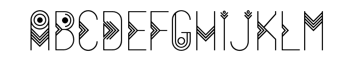 FloriGlyphos-Regular Font UPPERCASE