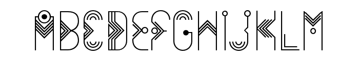 FloriGlyphos-Regular Font LOWERCASE