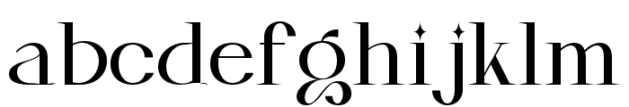 Florin Goose Regular Font LOWERCASE