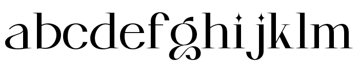 FlorinGoose-Regular Font LOWERCASE