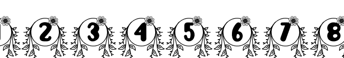 Florista Monogram Font OTHER CHARS