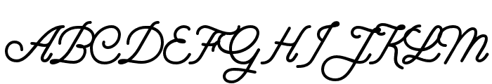Florista-Regular Font UPPERCASE
