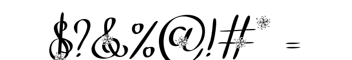 Floryfic Script Font OTHER CHARS