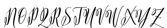 FlourishScript Font UPPERCASE