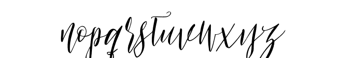 FlourishScript Font LOWERCASE