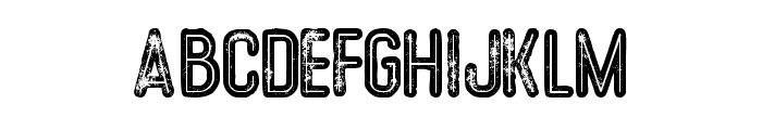 FlowInlineGrunge Font LOWERCASE