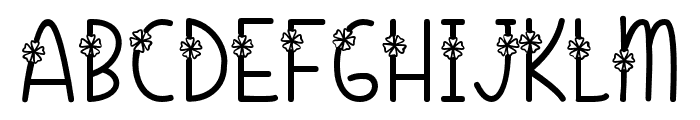 Flowa-Regular Font UPPERCASE