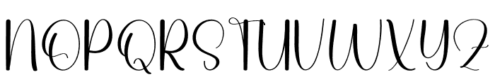 Flower Aromatic Font UPPERCASE