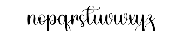 Flower Aromatic Font LOWERCASE