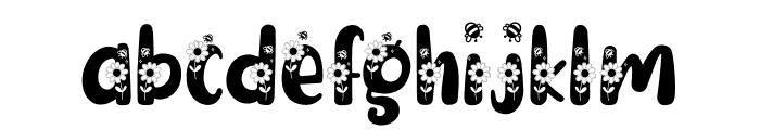 Flower Bees Font LOWERCASE