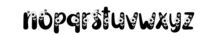 Flower Bees Font LOWERCASE