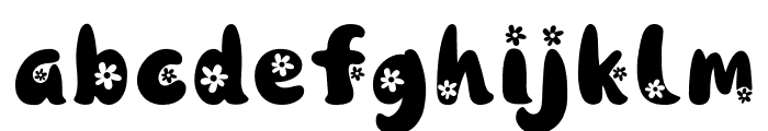 Flower Bloom Font LOWERCASE