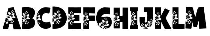 Flower Brownies Font LOWERCASE