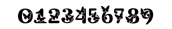 Flower Butterfly Font OTHER CHARS