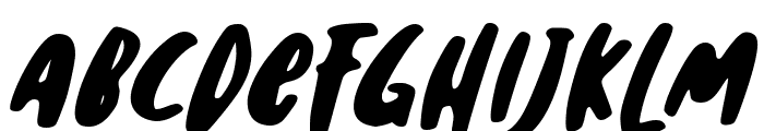 Flower Christmas Italic Font LOWERCASE
