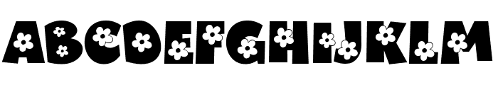 Flower Girls Font LOWERCASE