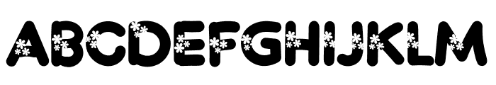 Flower Hearth Font UPPERCASE