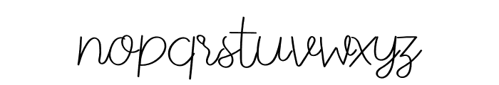 Flower Mist Font LOWERCASE