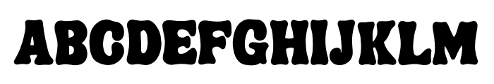 Flower Power Font Regular Font UPPERCASE
