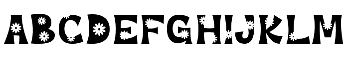 Flower RB Blossom Regular Font LOWERCASE