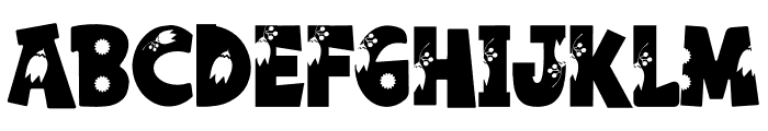 Flower Summer Font UPPERCASE