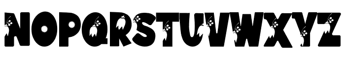Flower Summer Font LOWERCASE