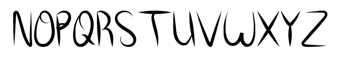 Flower Thorns Regular Font UPPERCASE