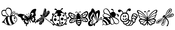 Flower and animal Font OTHER CHARS