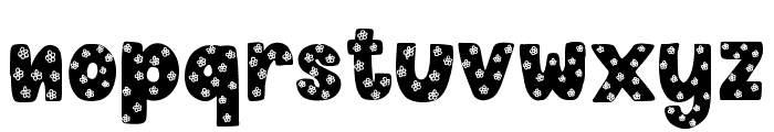 Flower spring fonts Font LOWERCASE