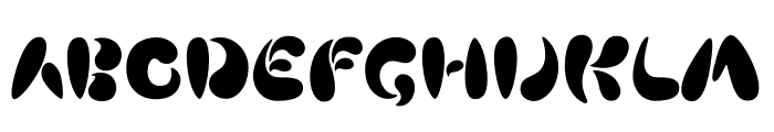 Flower Font UPPERCASE