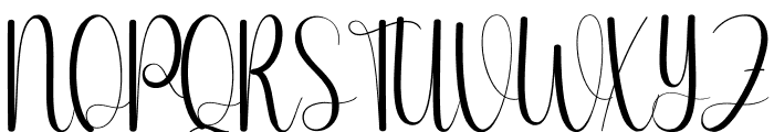 Flowerbed Font UPPERCASE