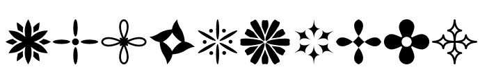 Flowerdinki Symbols Font OTHER CHARS