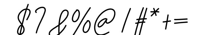 Flowerfly Font OTHER CHARS