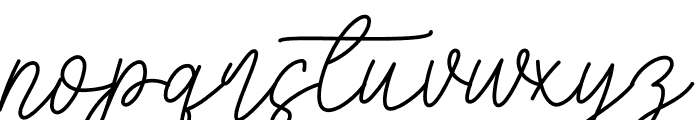 Flowerfly Font LOWERCASE