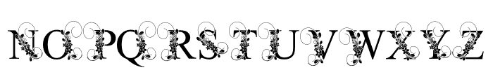 Flowerina-Regular Font UPPERCASE