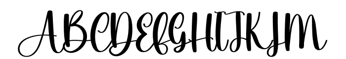 Flowerpink Font UPPERCASE