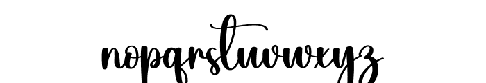 Flowerpink Font LOWERCASE
