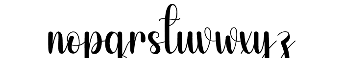 Flowers Homestay Font LOWERCASE
