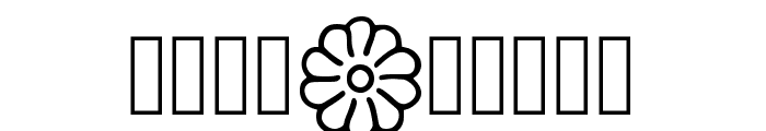 Flowery Illustration Regular Font OTHER CHARS