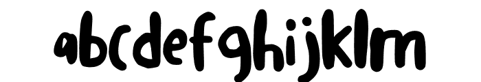 Flowery Font LOWERCASE